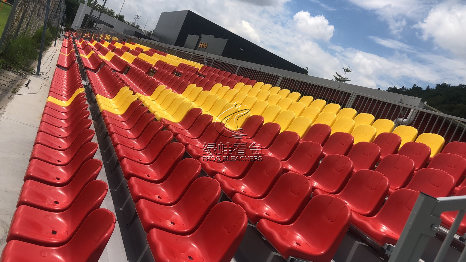 順德足球協會室外固定金屬看臺